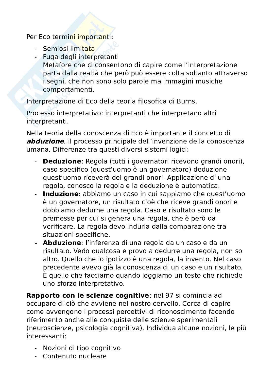 Riassunto esame Scienze semiotiche del testo e dei linguaggi, Prof. Romei Leonardo, libro consigliato Le basi della semiotica , Traini  Pag. 36