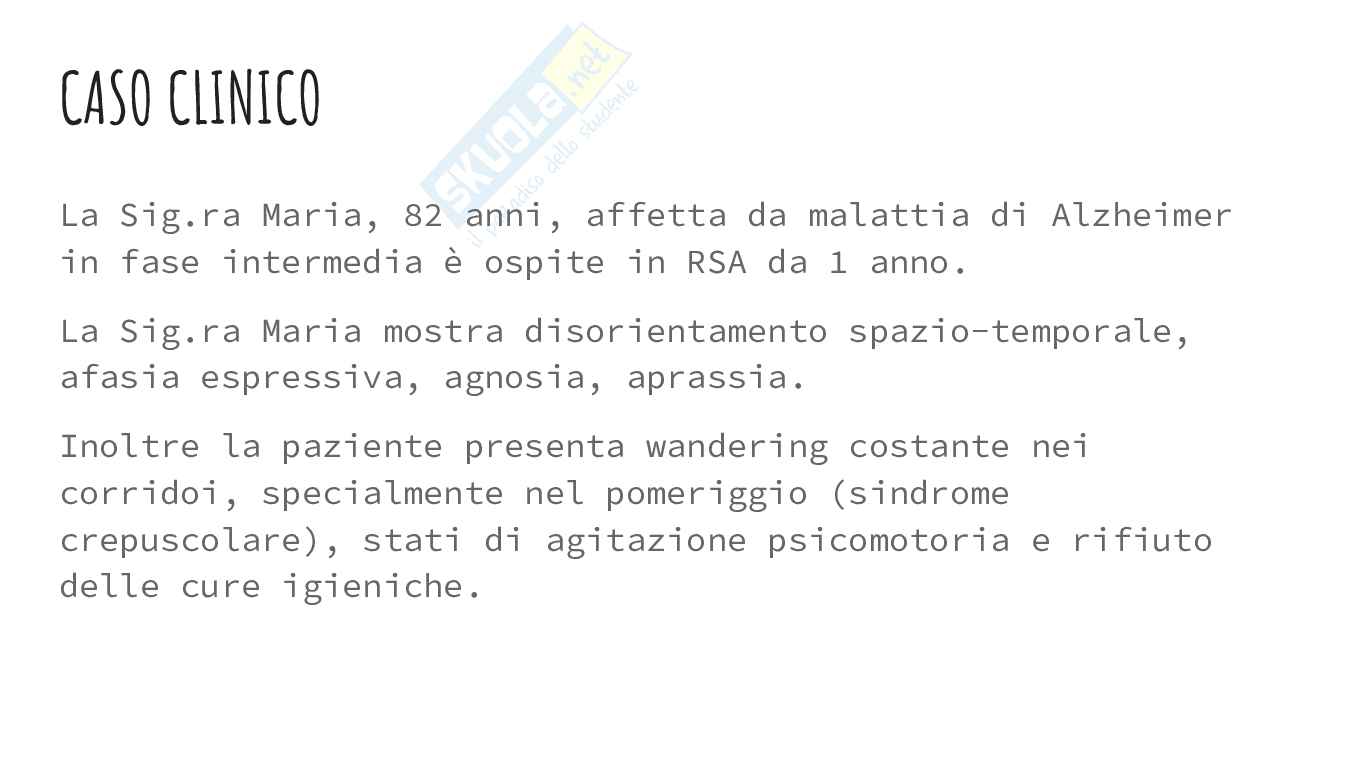 L'assistenza dell'OSS alla persona con Alzheimer Pag. 2
