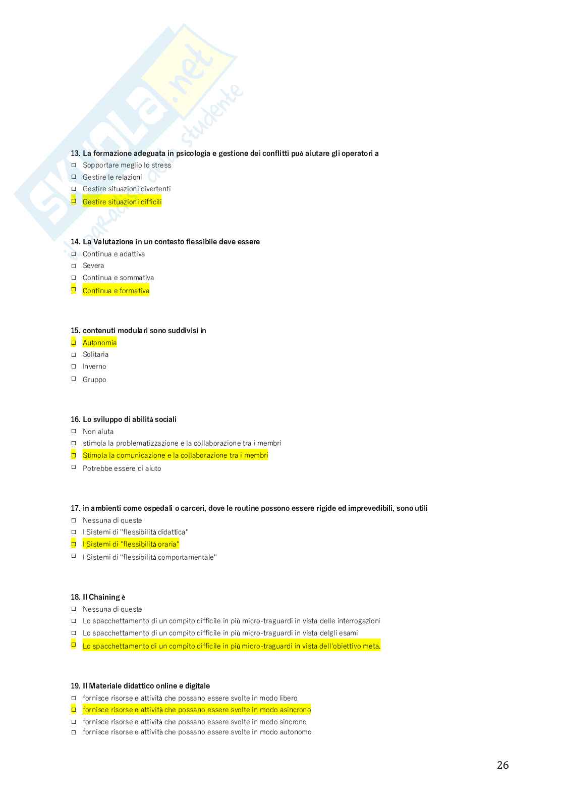 Modelli educativi in contesti scolastici speciali - Master di II livello — Educare in istituti penitenziari   Pag. 26