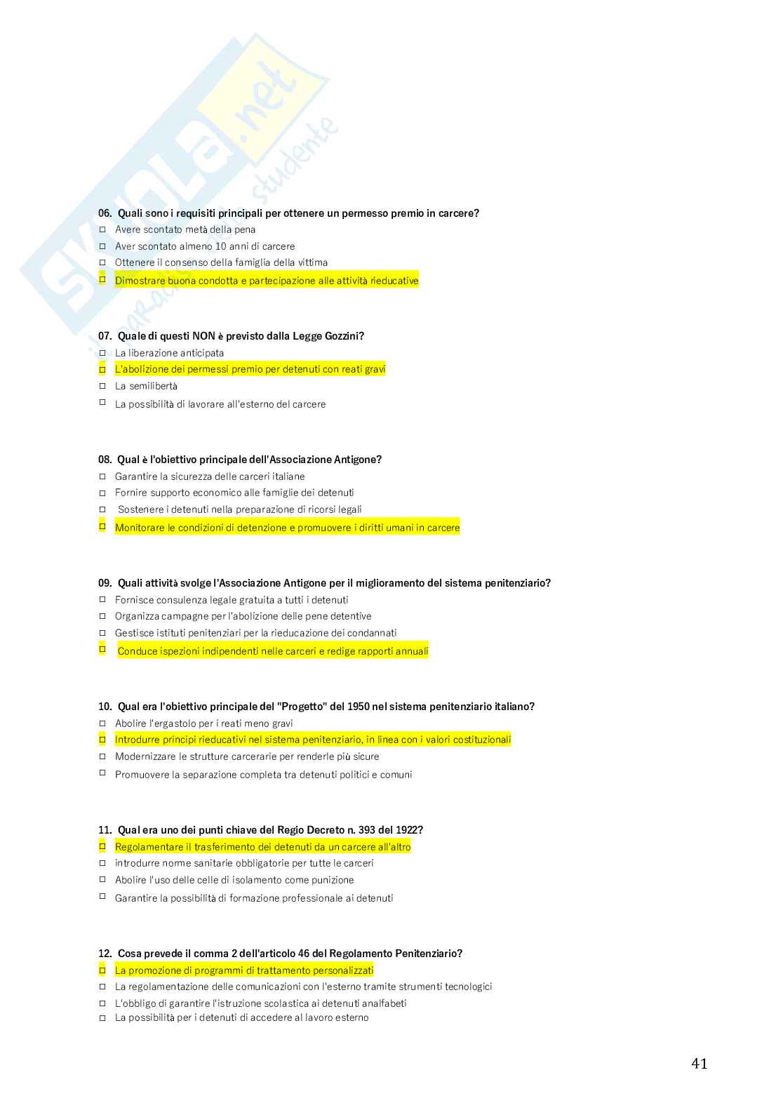 Modelli educativi in contesti scolastici speciali - Master di II livello — Educare in istituti penitenziari   Pag. 41