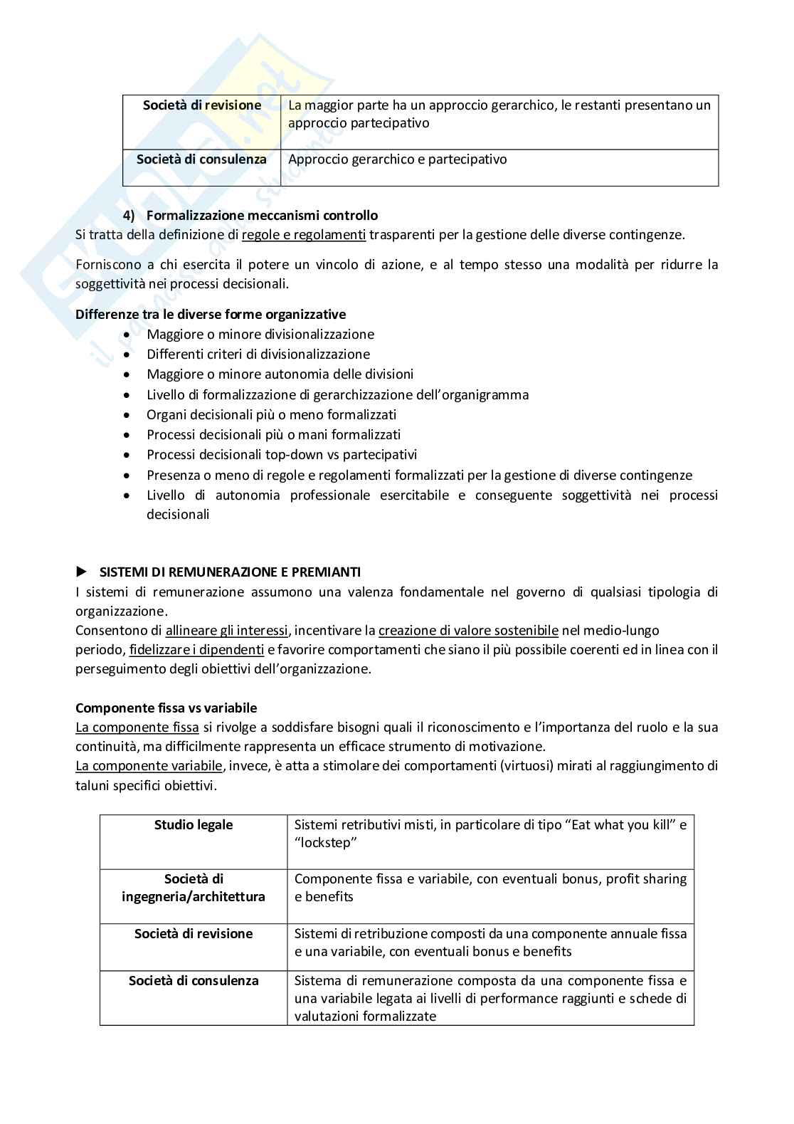 Appunti di Professional Service Firms (PSF) + Domande esame Pag. 31