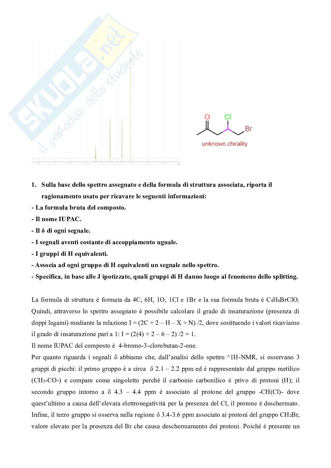 Relazione Chimica organica Pag. 2