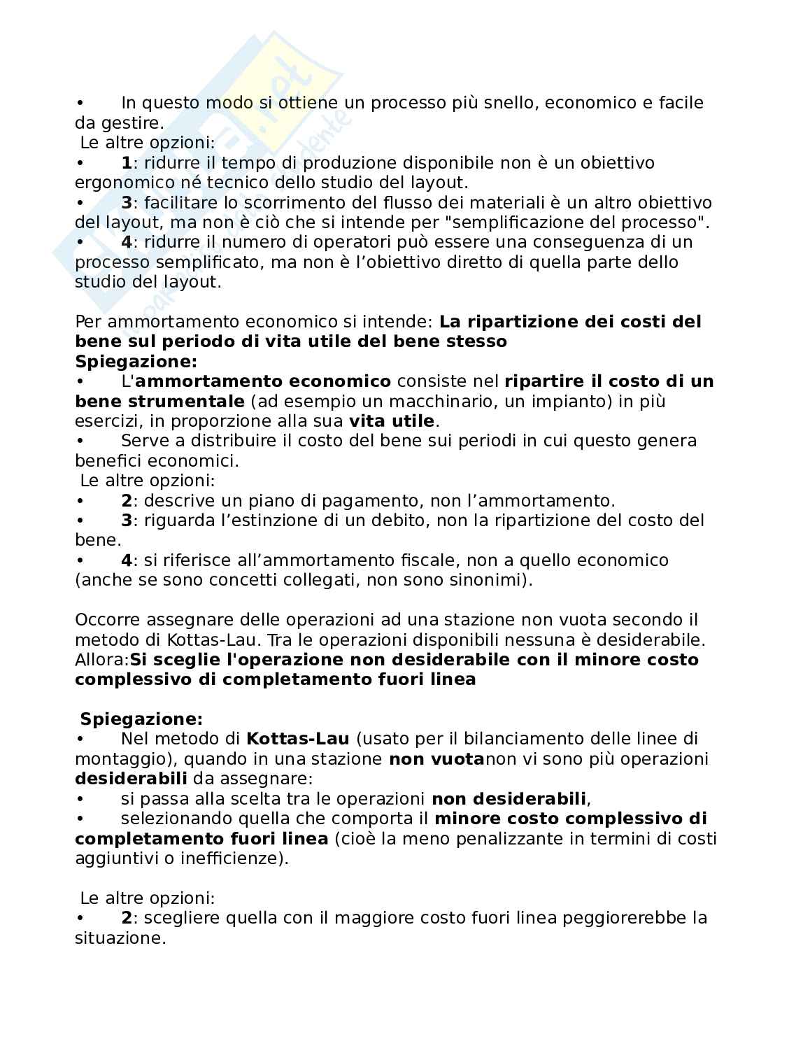 Formulario Impianti industriali e sistemi produttivi avanzato base Pag. 11
