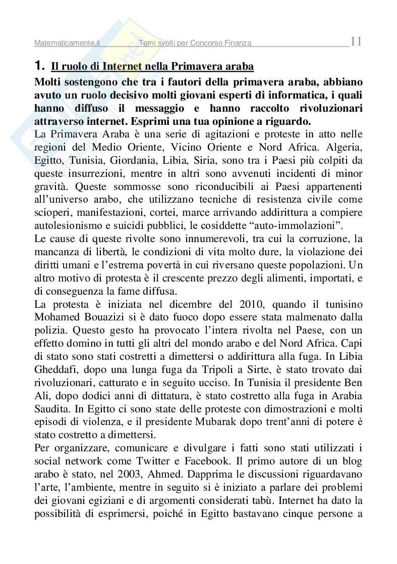 Temi svolti per concorsi: allievi marescialli della Guardia di Finanza (ebook) Pag. 11