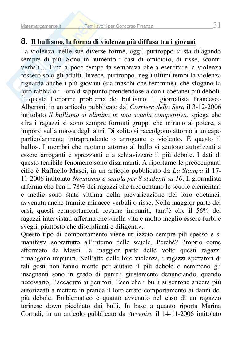 Temi svolti per concorsi: allievi marescialli della Guardia di Finanza (ebook) Pag. 31