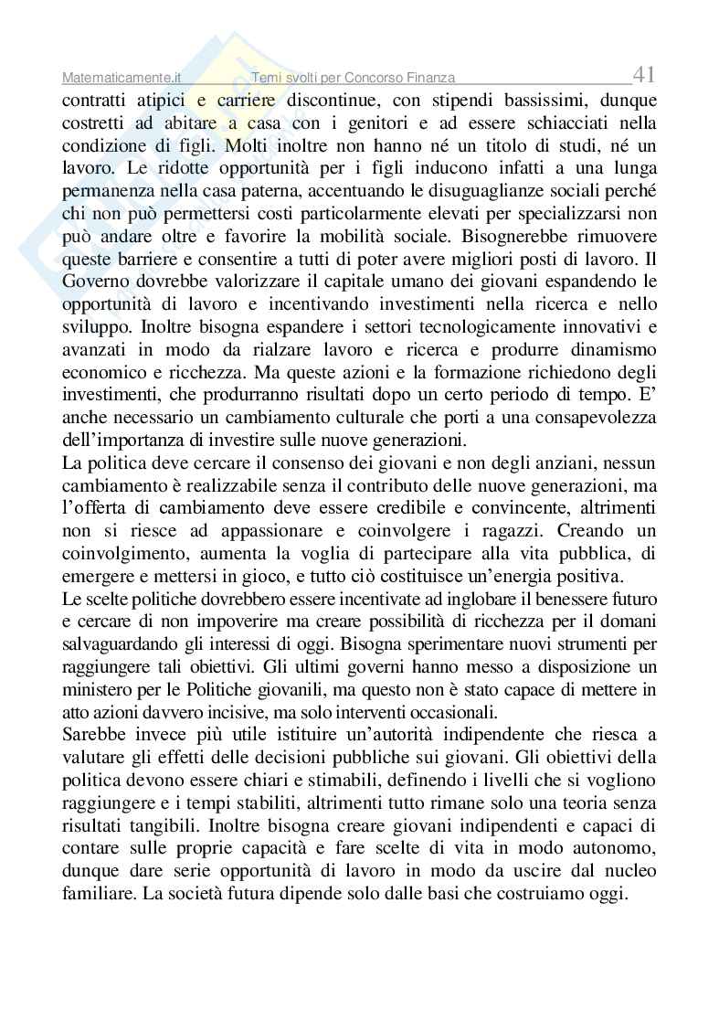 Temi svolti per concorsi: allievi marescialli della Guardia di Finanza (ebook) Pag. 41