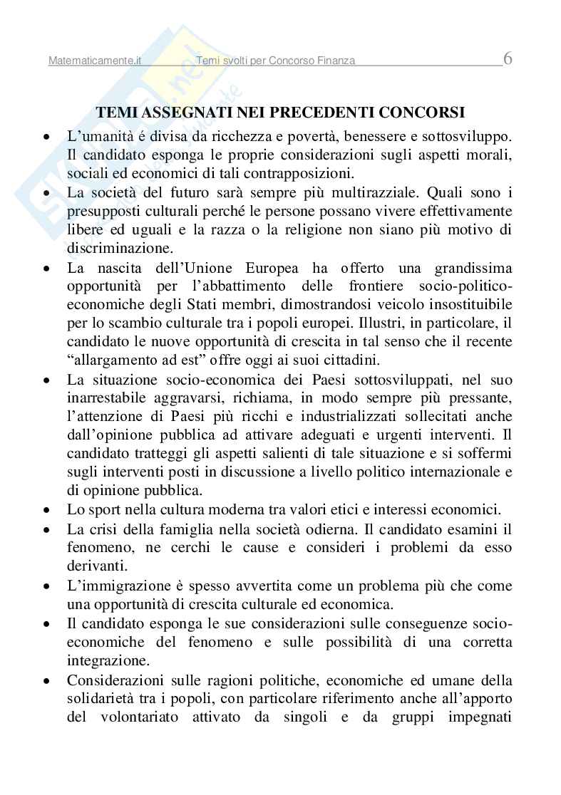 Temi svolti per concorsi: allievi marescialli della Guardia di Finanza (ebook) Pag. 6