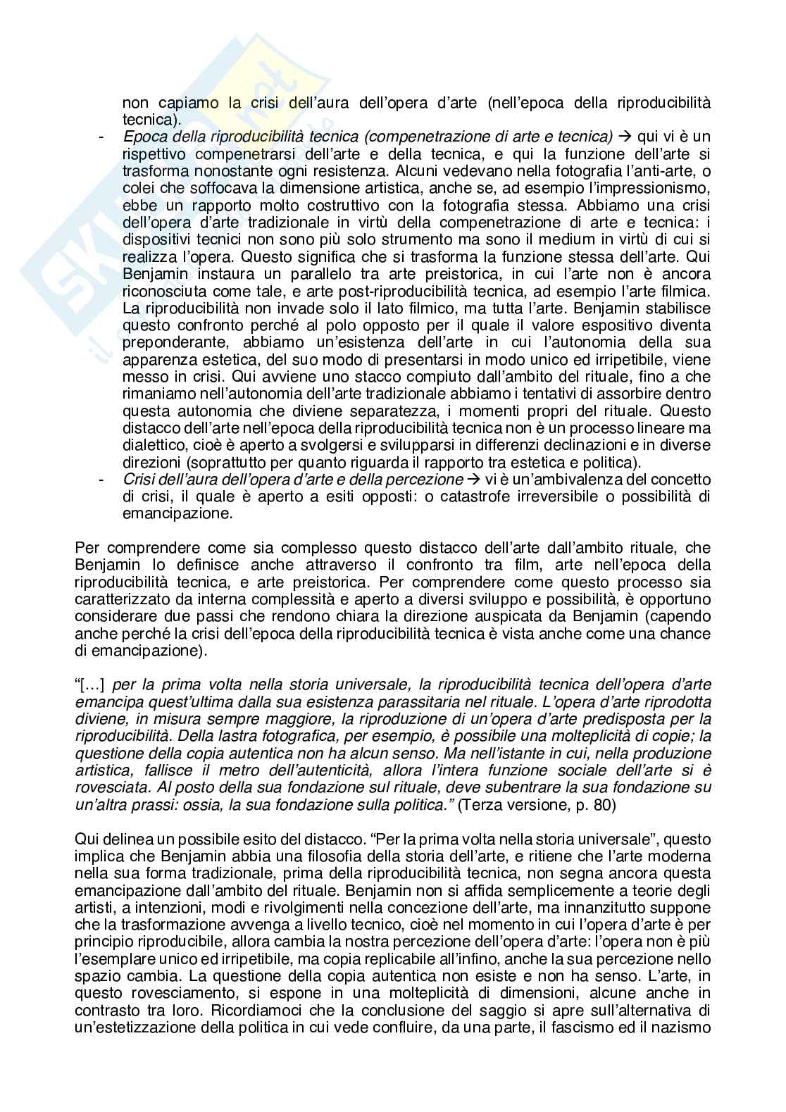Riassunto esame Estetica, Prof. Desideri Fabrizio, libro consigliato Forme dell'estetica, Desideri Pag. 66