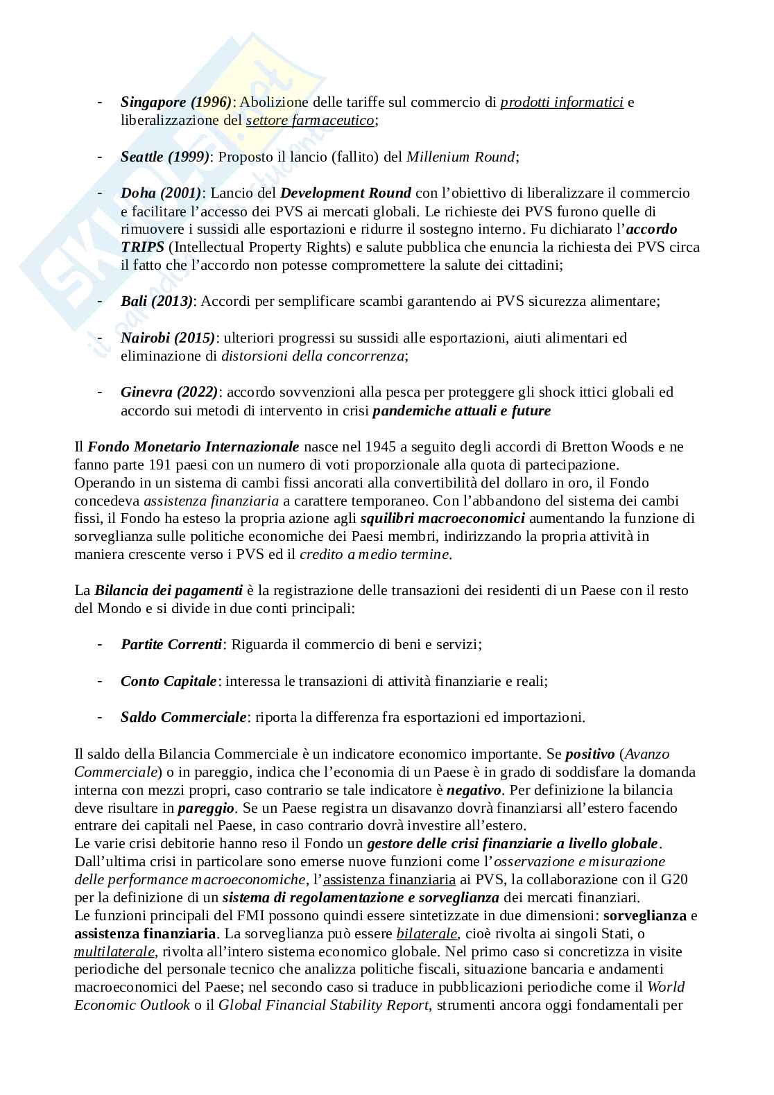 Appunti Merceologia/merci e mercati Pag. 6