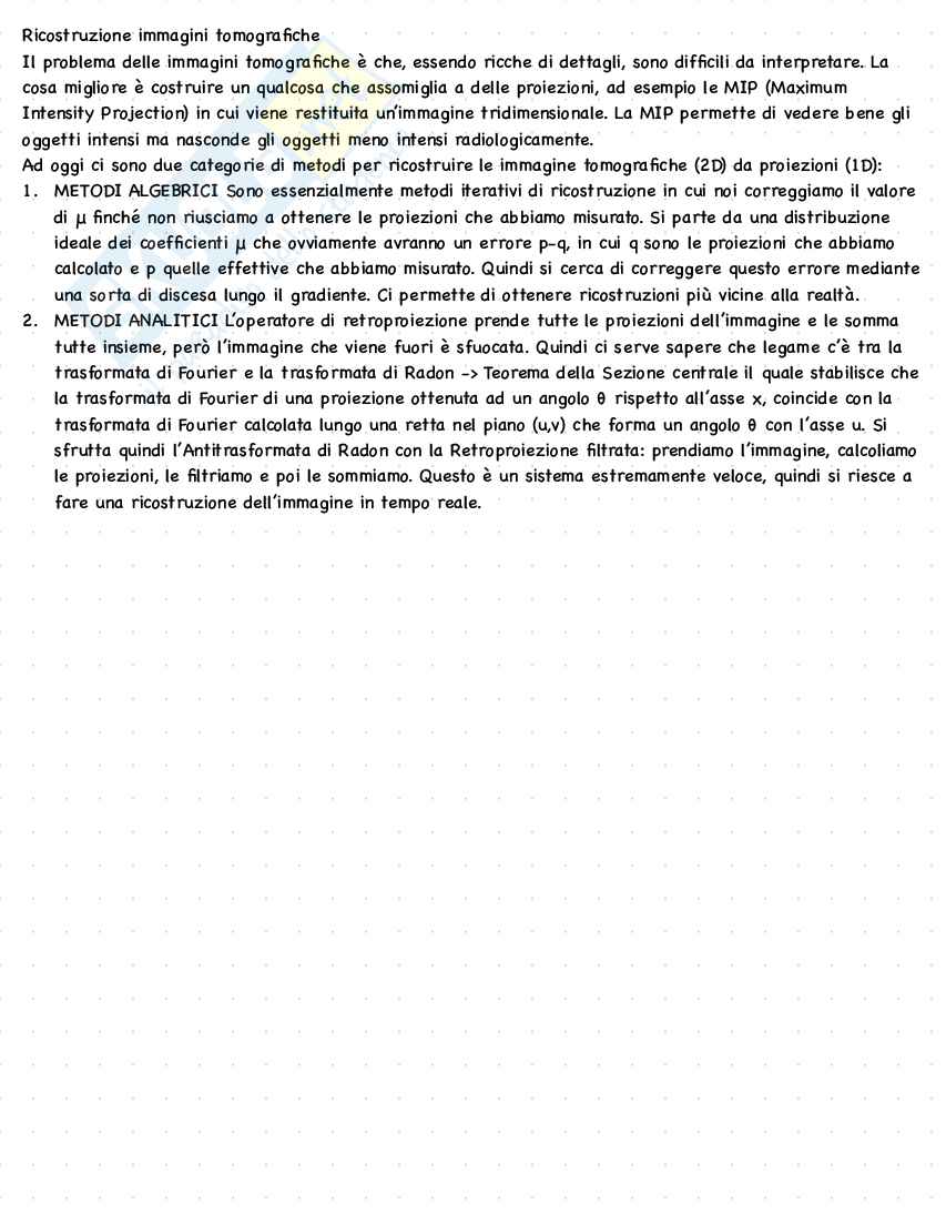 Domande esame Bioimmagini Pag. 26