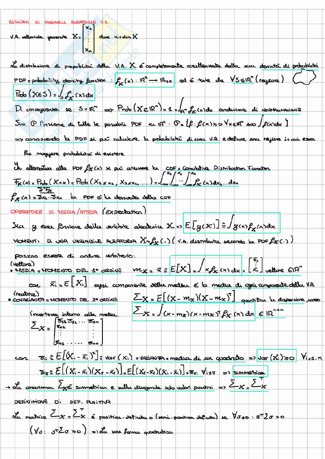 Appunti del corso Stima e identificazione   Pag. 2