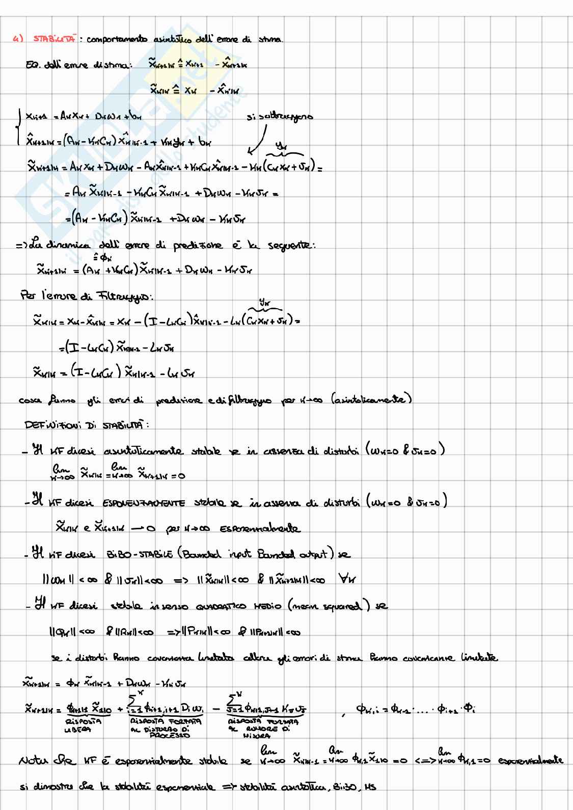 Appunti del corso Stima e identificazione   Pag. 66