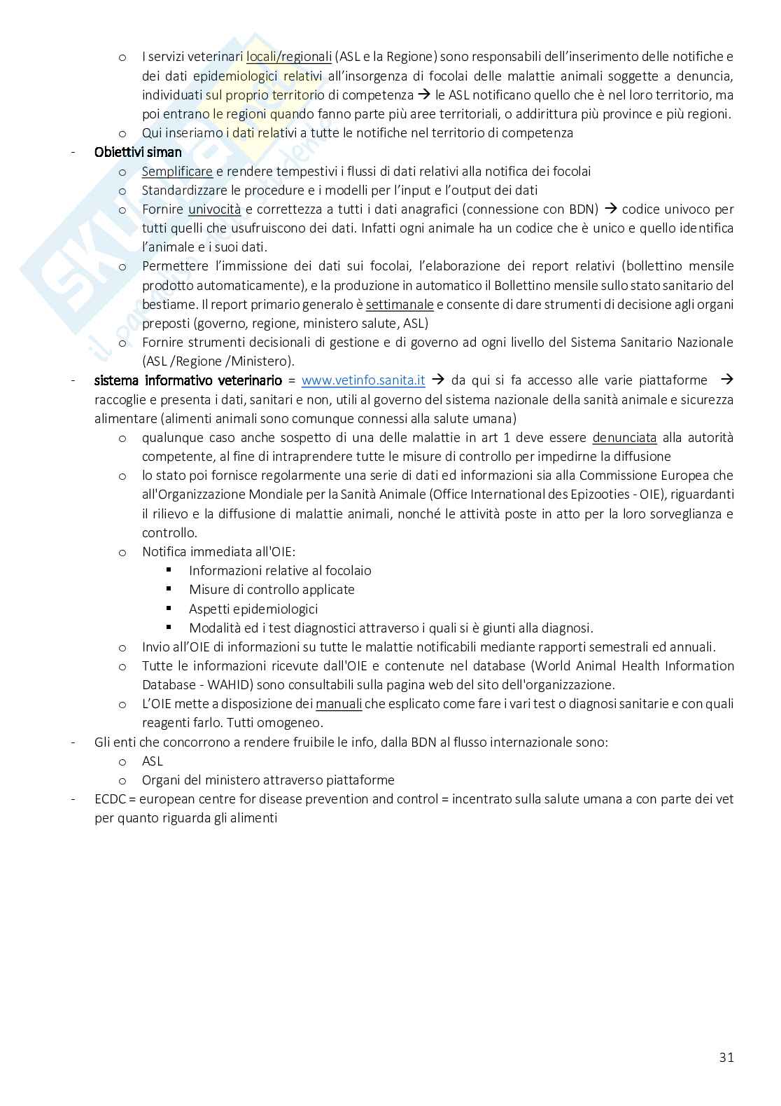 Polizia veterinaria Pag. 31