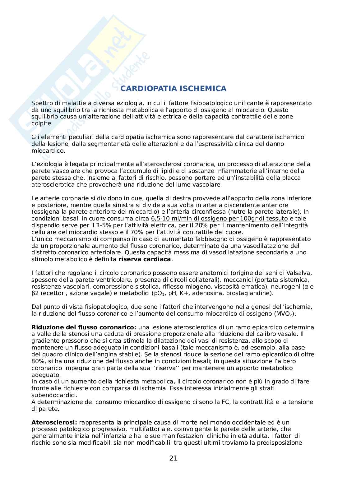 Malattie cardiovascolari Pag. 21