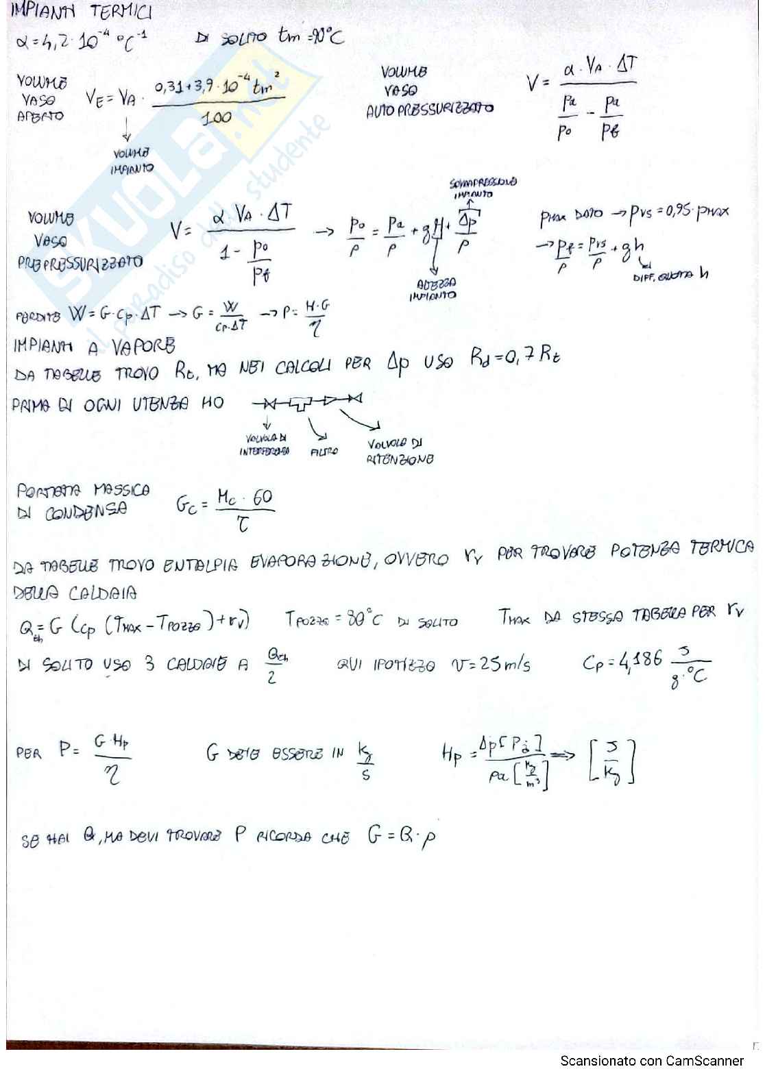 Appunti Impianti meccanici + Formulario Pag. 41