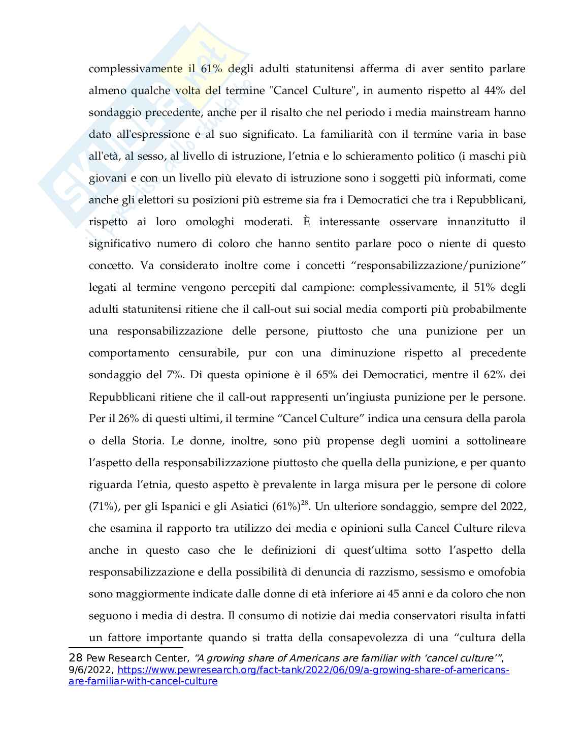 Analisi culturale della cancel culture Pag. 21