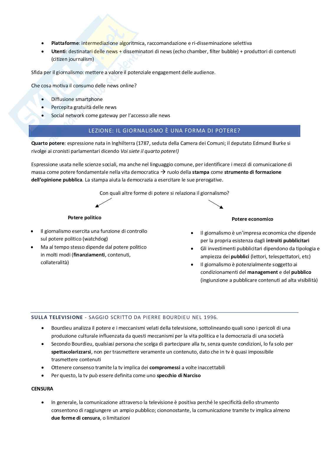 Appunti teorie e tecniche del linguaggio giornalistico Pag. 26