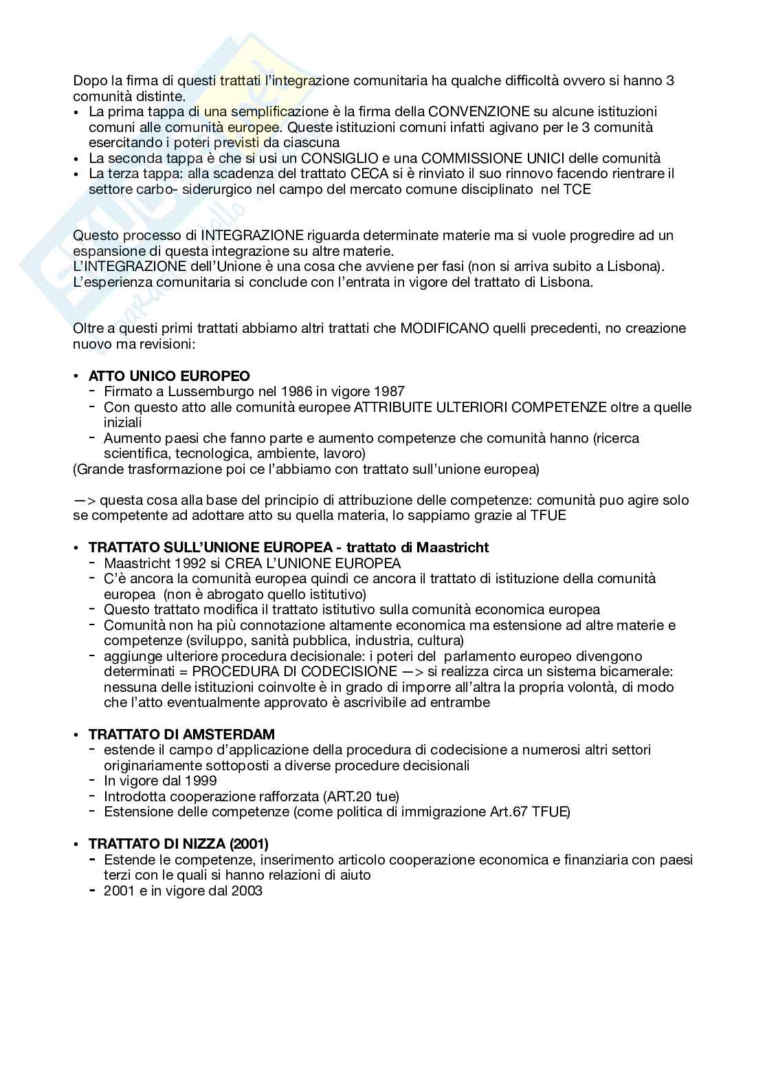 Schemi riassuntivi Diritto dell'Unione Europea Pag. 2
