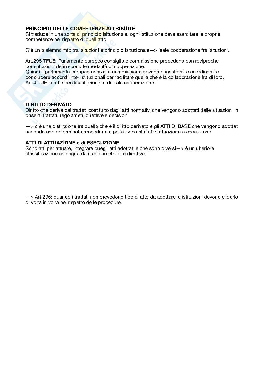 Schemi riassuntivi Diritto dell'Unione Europea Pag. 36