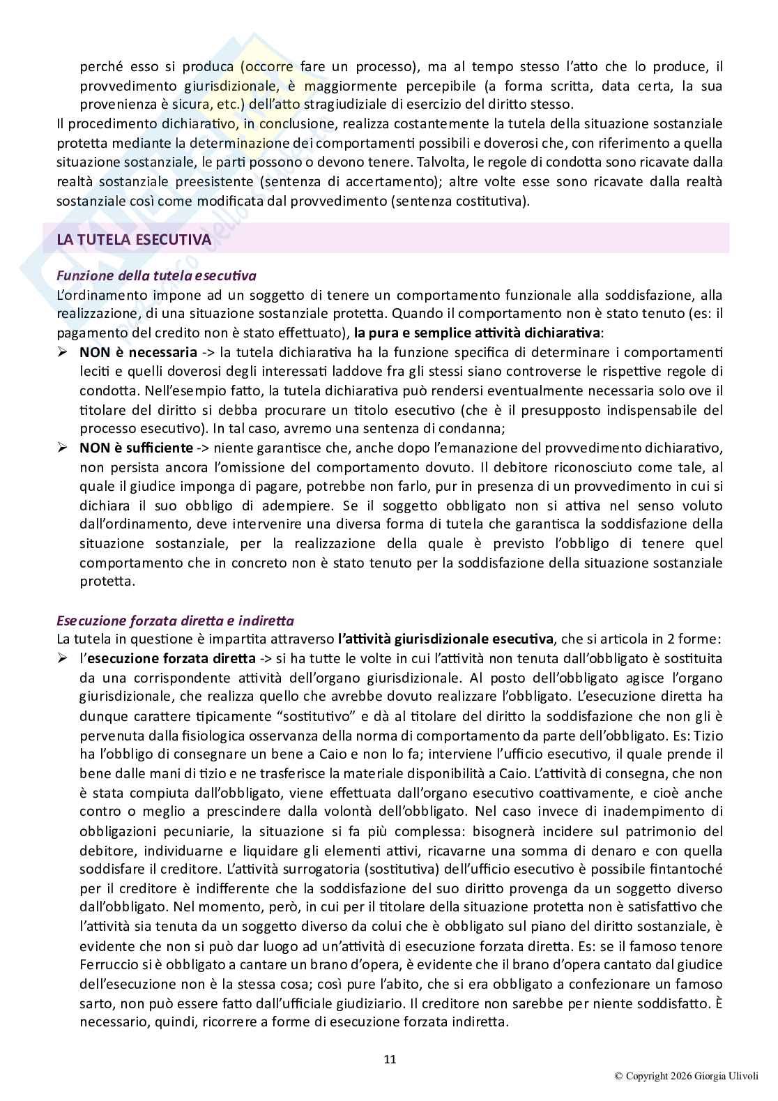 Riassunto esame Diritto processuale civile, Prof. Pagni Ilaria, libro consigliato Diritto processuale civile A (volume I, II e IV), Luiso Pag. 11