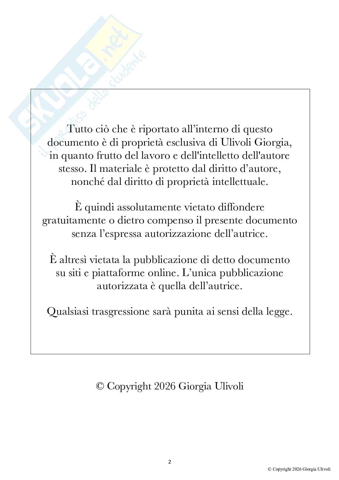 Riassunto esame Diritto processuale civile, Prof. Pagni Ilaria, libro consigliato Diritto processuale civile A (volume I, II e IV), Luiso Pag. 2