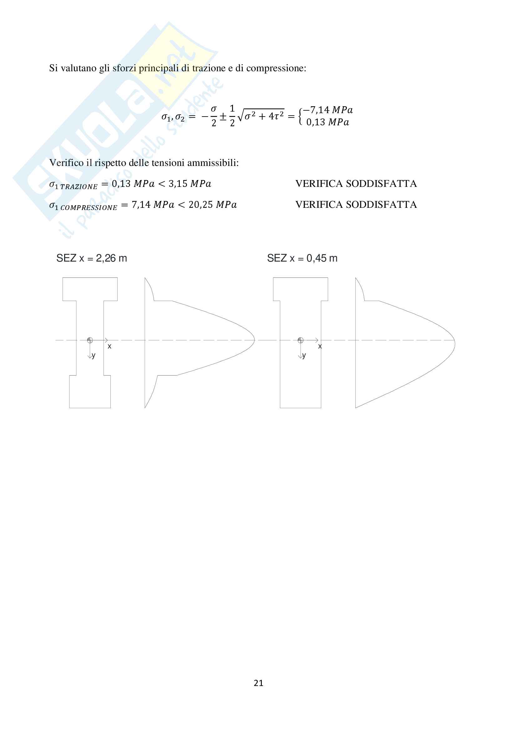 Progetto trave precompressa Pag. 21