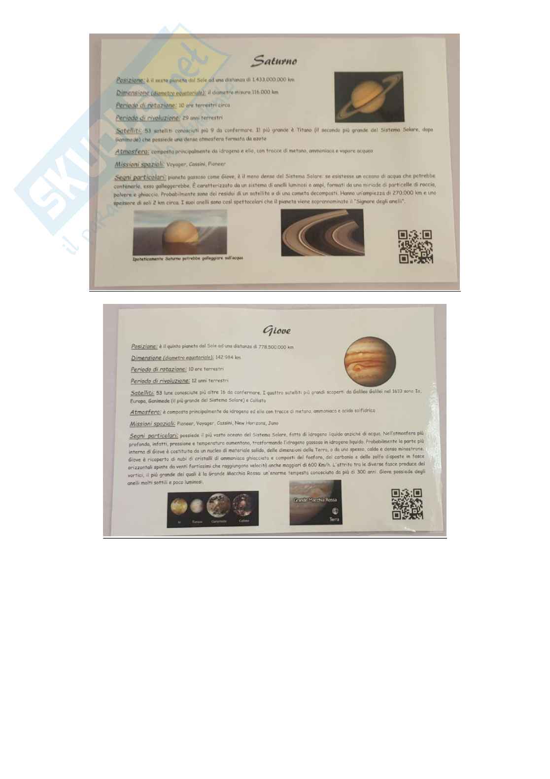 Esempio UDA a 28 matematica e scienze lezione simulata per la scuola secondaria di primo grado e concorsi pubblici dal titolo A spasso nel sistema solare Pag. 16