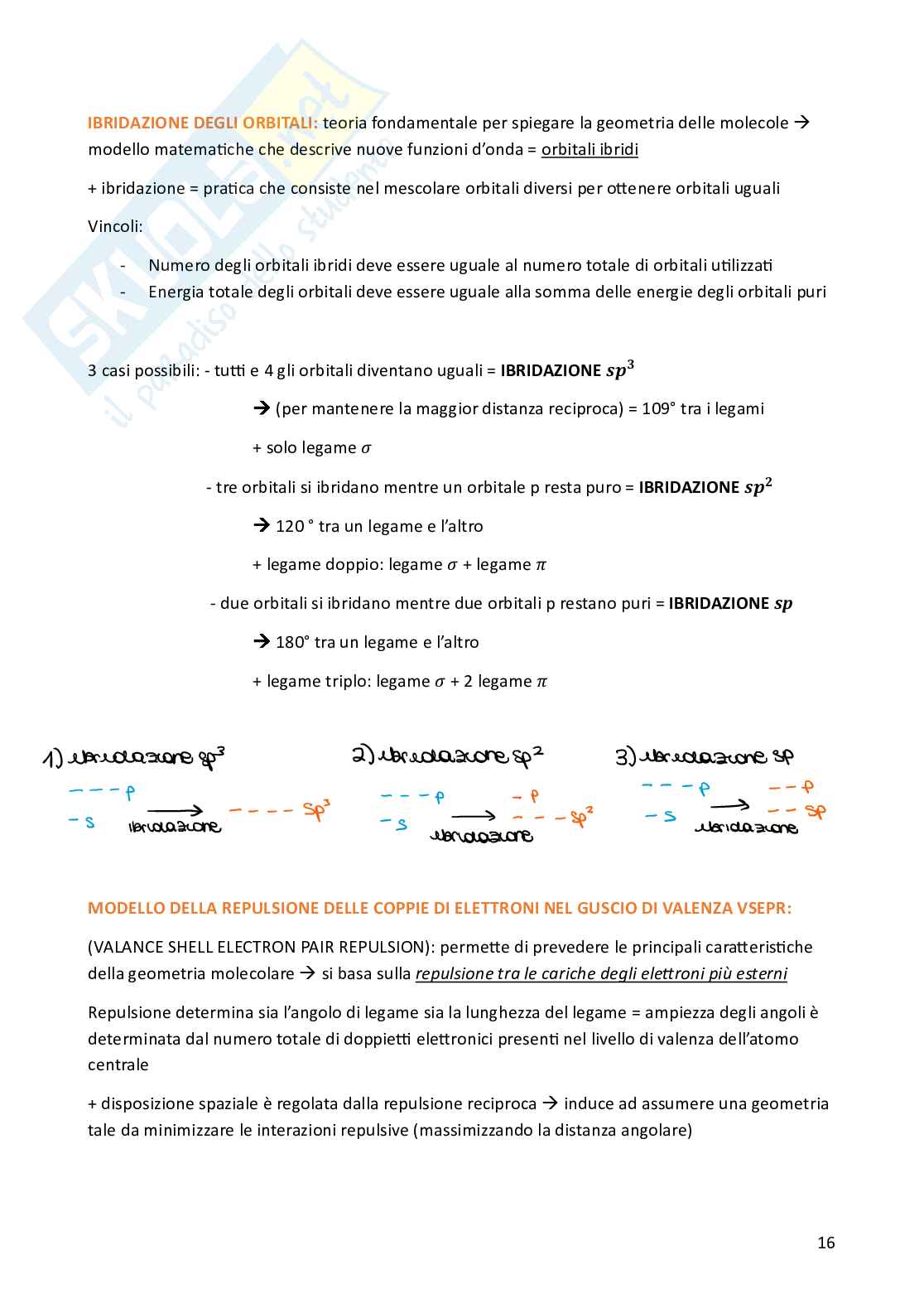 Chimica – completo Semestre filtro Medicina Pag. 16