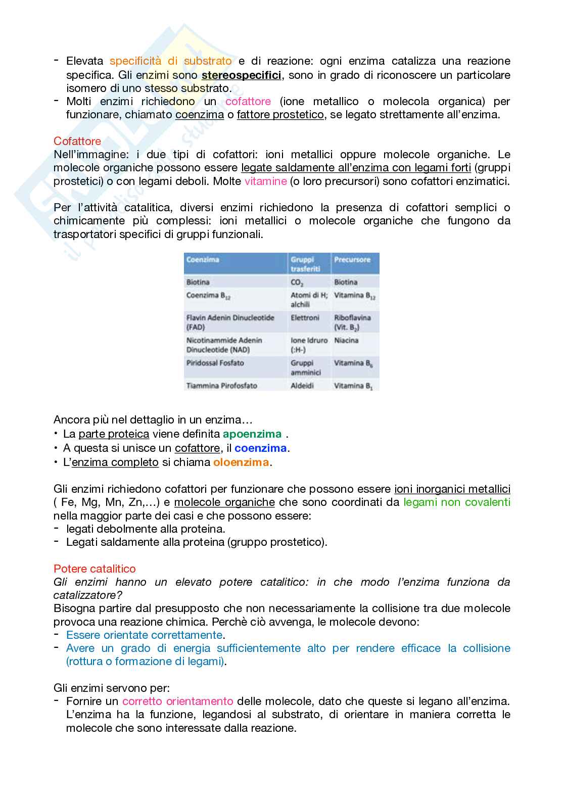 Appunti Biochimica 1 – Parte 1 – Completi di immagini e schemi Pag. 76