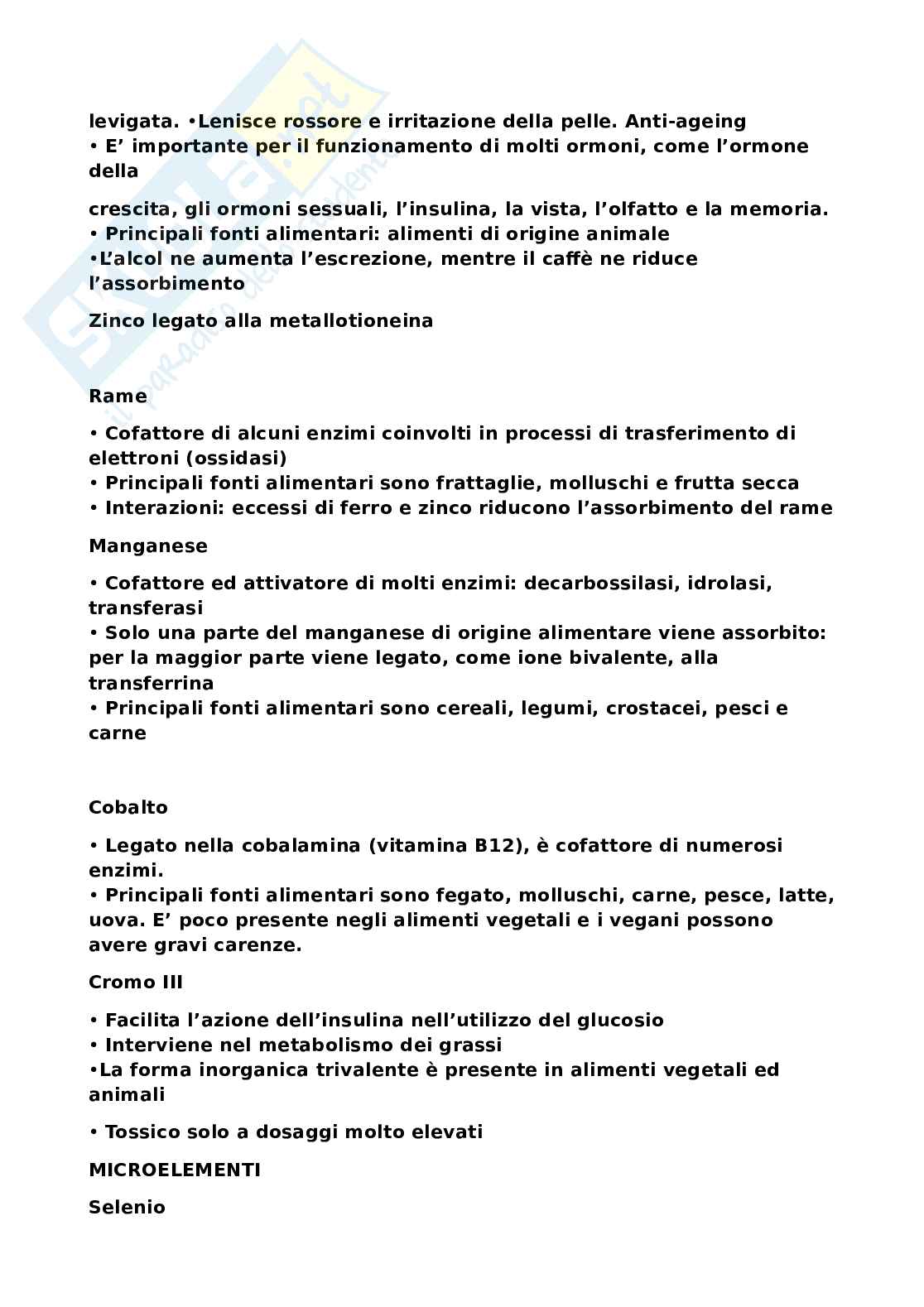 Appunti prima parte Chimica degli alimenti Pag. 6