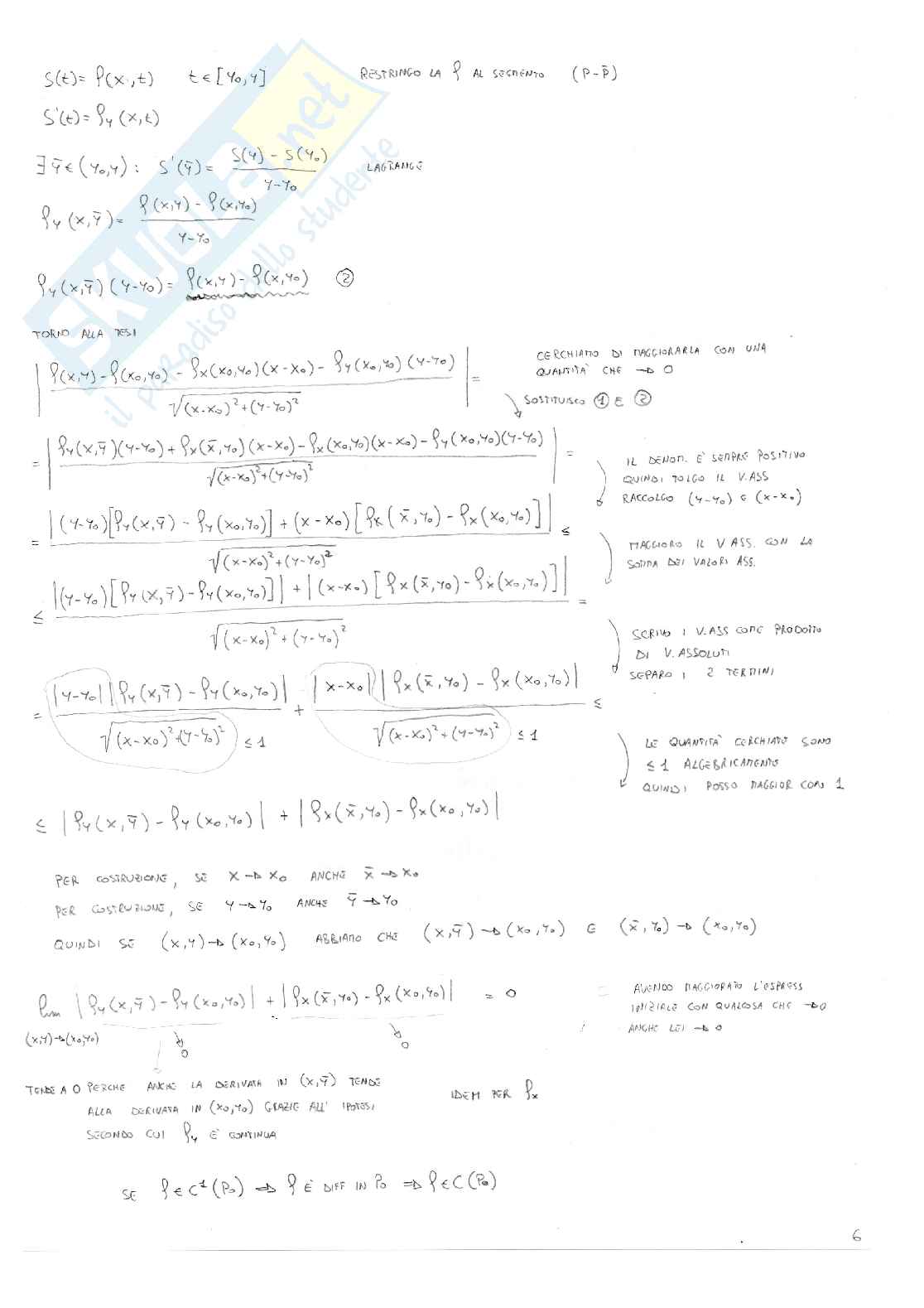 Appunti per superare l'orale di Analisi 2 con passaggi spiegati passo passo Pag. 6
