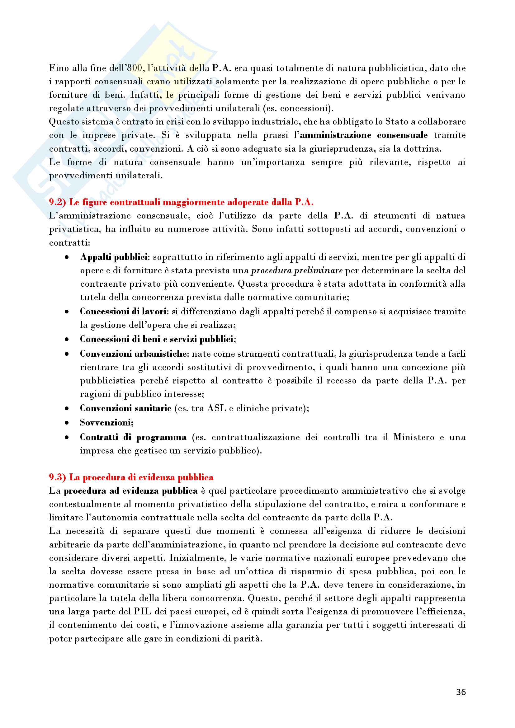 Riassunto esame Diritto Amministrativo, prof. D'Alberti, libro consigliato Lezioni di Diritto Amministrativo, D'Alberti Pag. 36