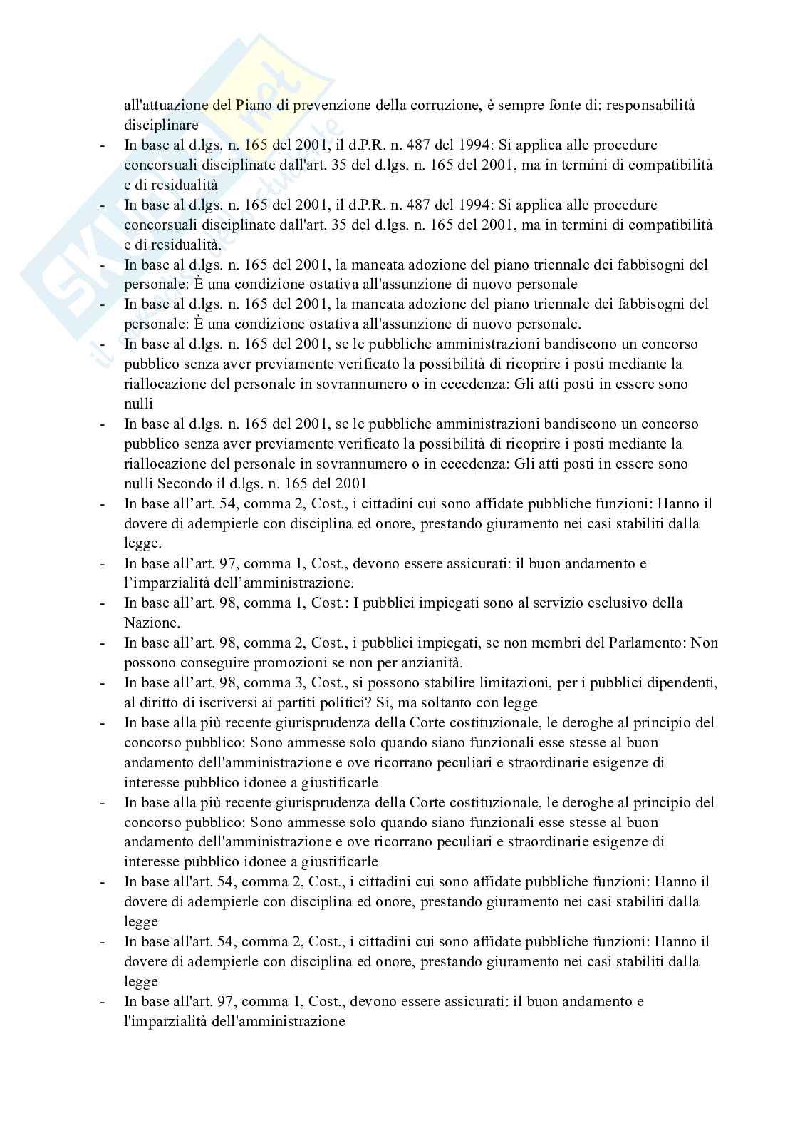 Paniere domande esame Contratti pubblici e prevenzione della corruzione Pag. 11