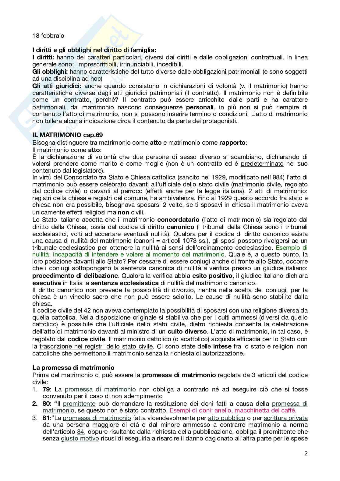 Appunti lezione di Diritto privato - modulo b Pag. 2