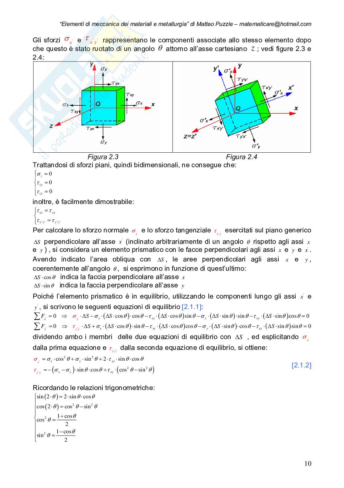 Meccanica dei materiali e metallurgia: fondamenti e applicazioni Pag. 11
