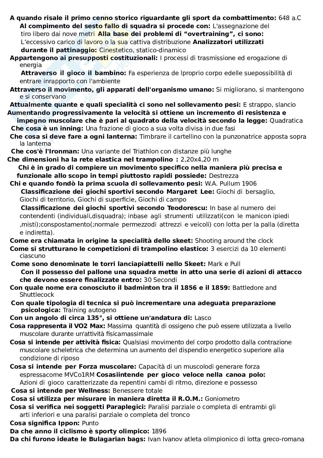 Paniere Metodi e didattiche degli sport individuali e di squadra, aggiornato e completo + Extra. In ordine Pag. 41