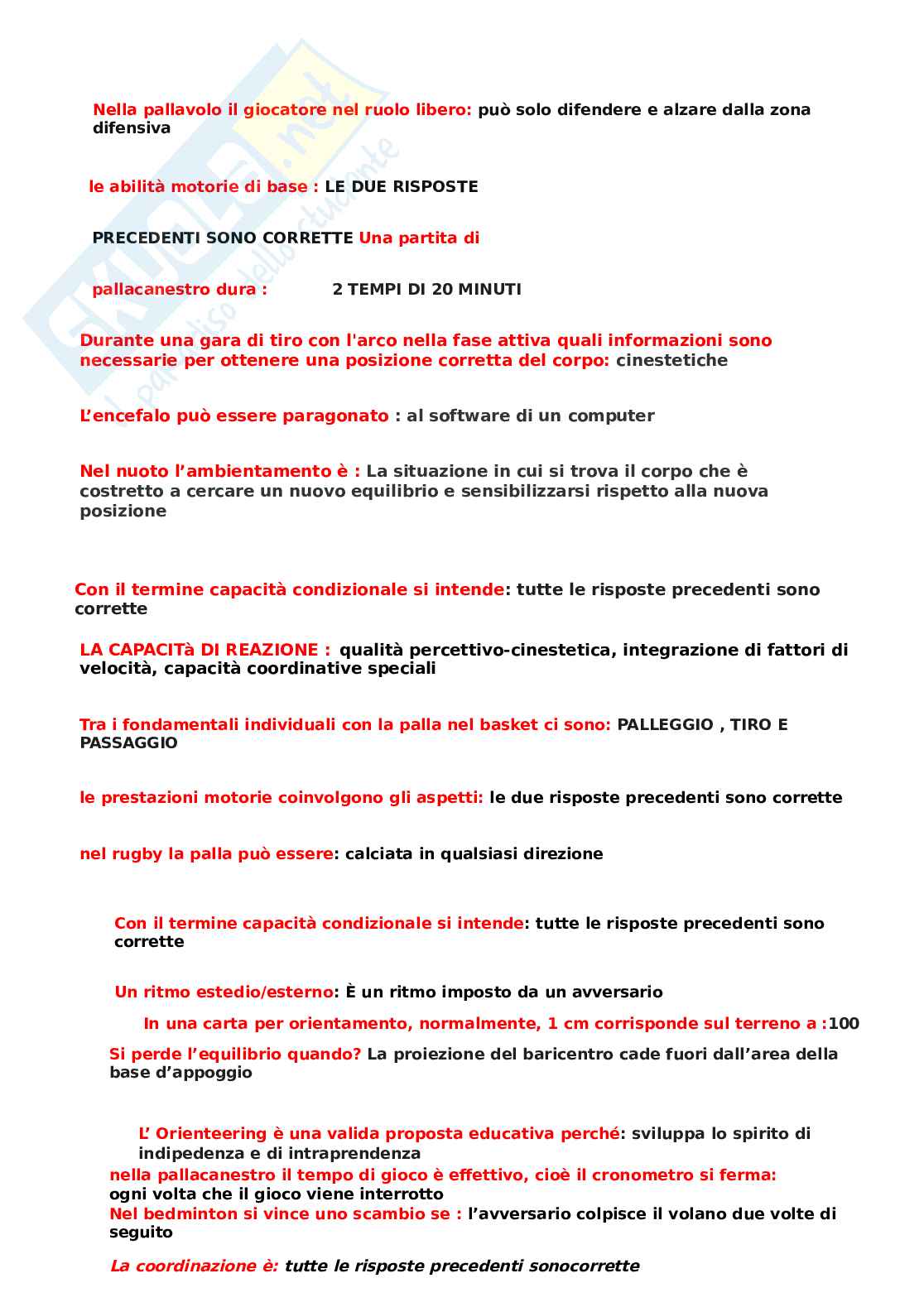 Paniere Metodi e didattiche degli sport individuali e di squadra, aggiornato e completo + Extra. In ordine Pag. 81