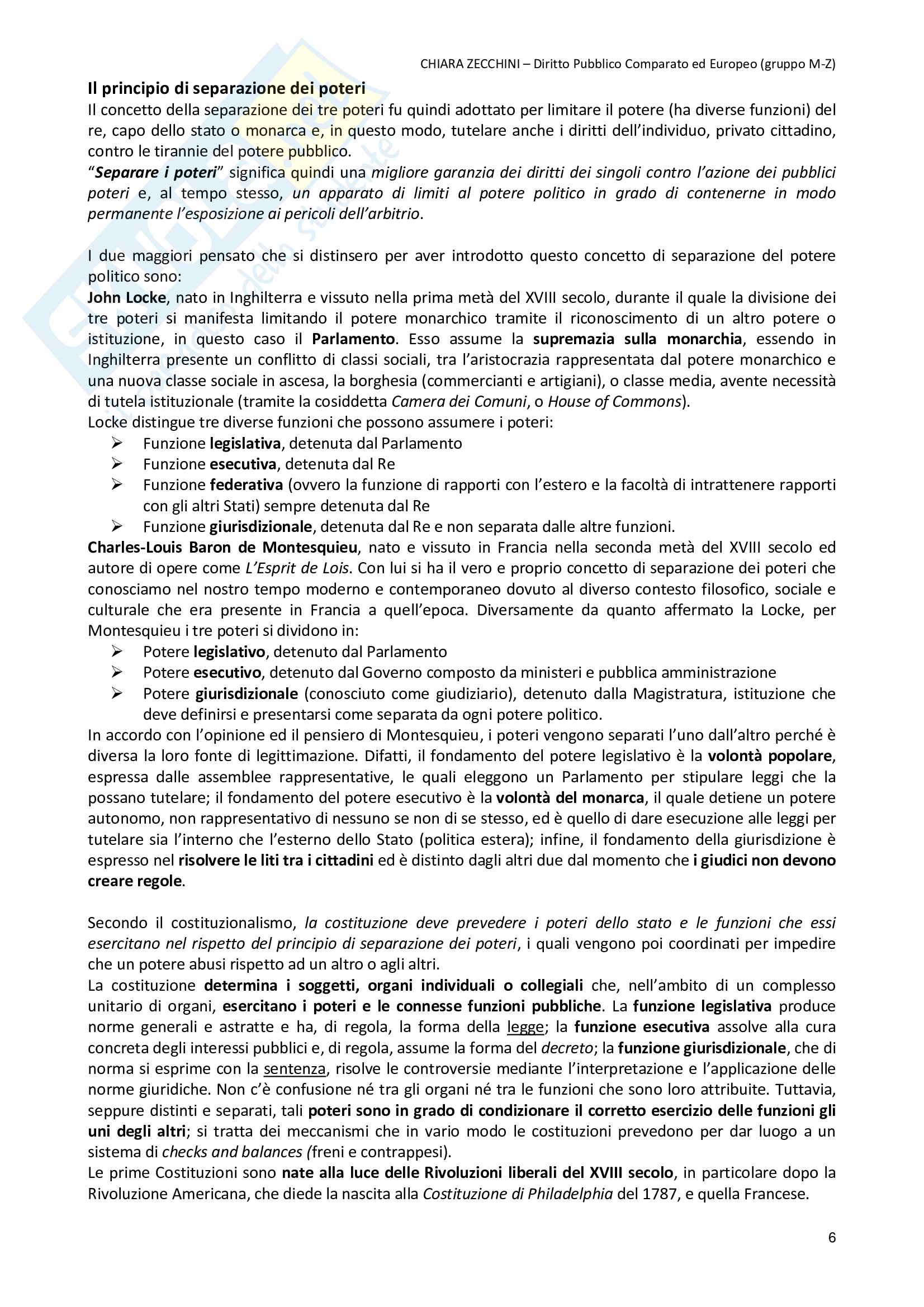 Diritto pubblico comparato ed europeo Pag. 6