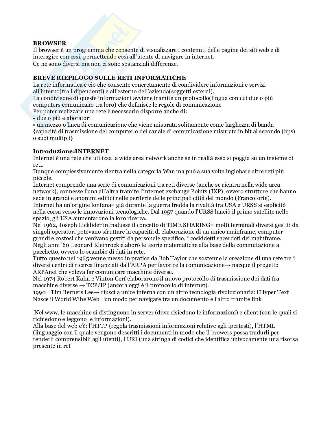 Esame Informatica e sistemi informativi Pag. 16