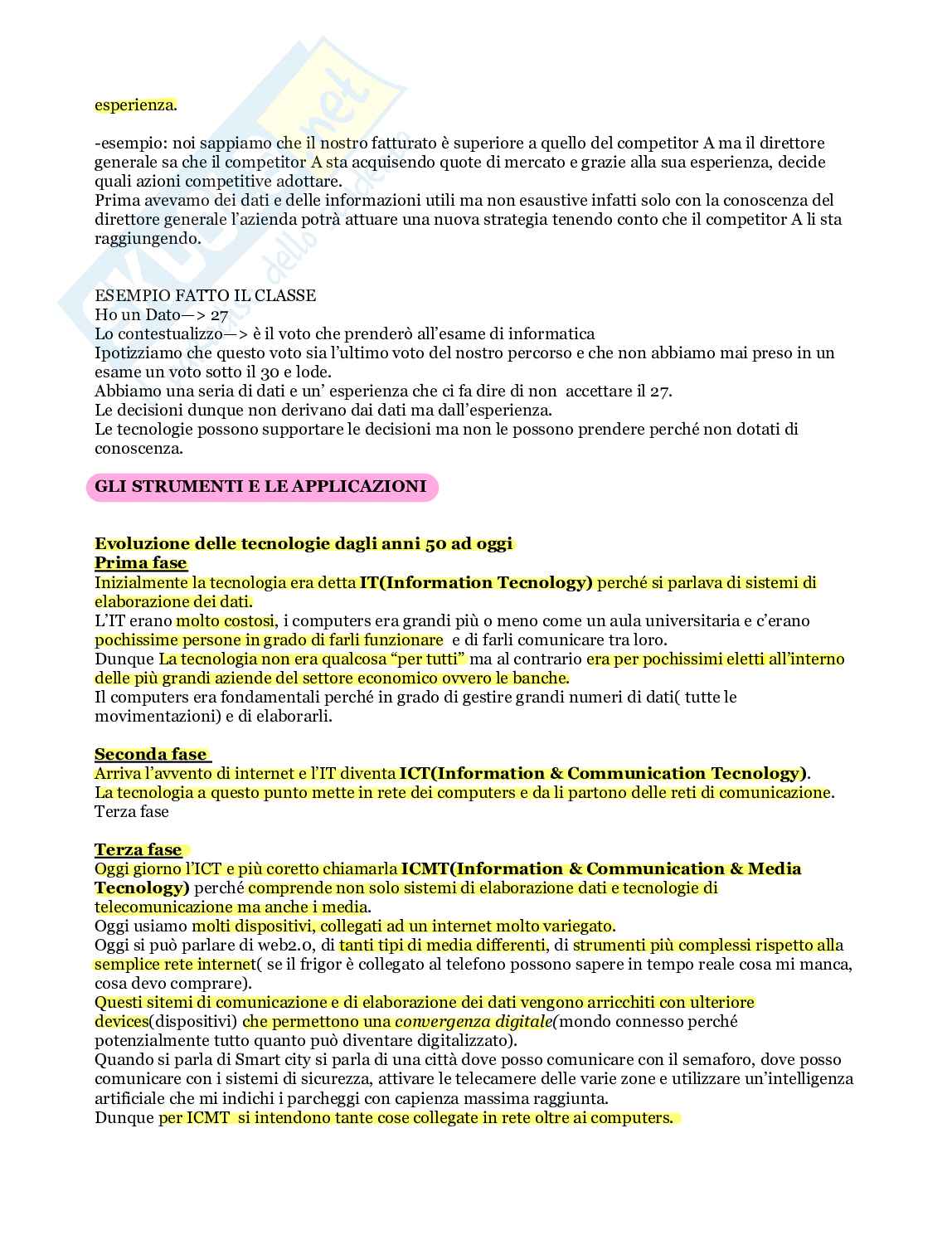 Esame Informatica e sistemi informativi Pag. 2