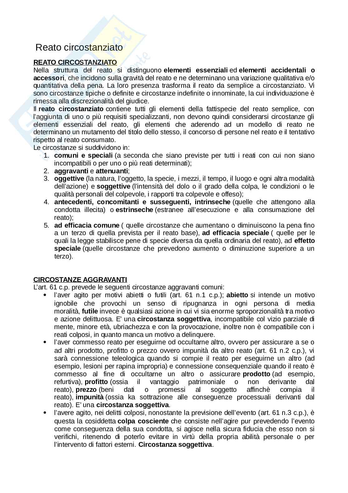 Riassunto esame Diritto Penale, Prof. Masarone Valentina, libro consigliato Manuale di diritto penale, Fiore  Pag. 1