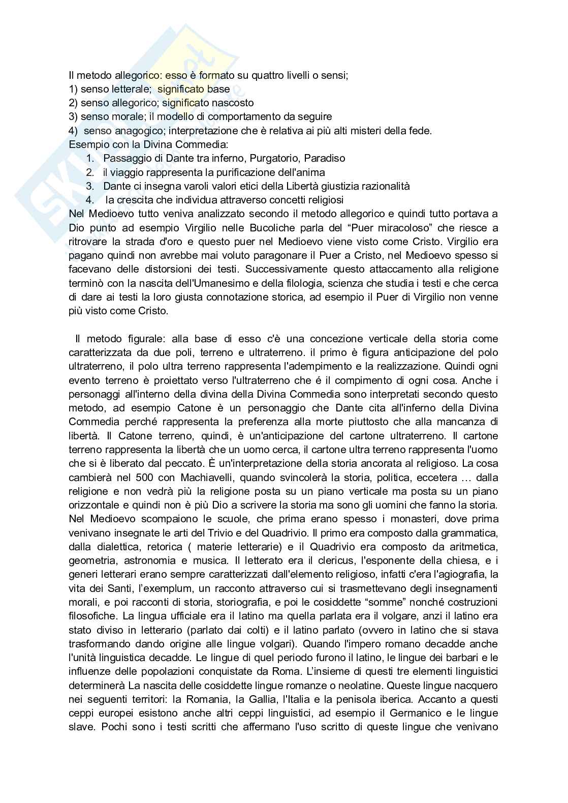 Letteratura italiana Pag. 2