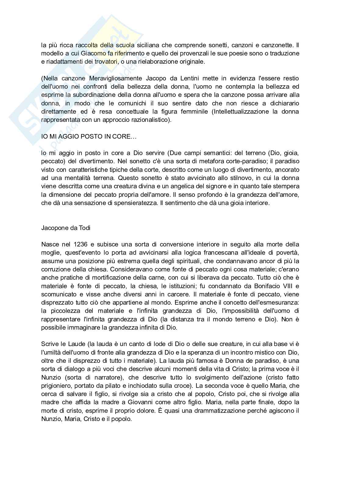 Letteratura italiana Pag. 6