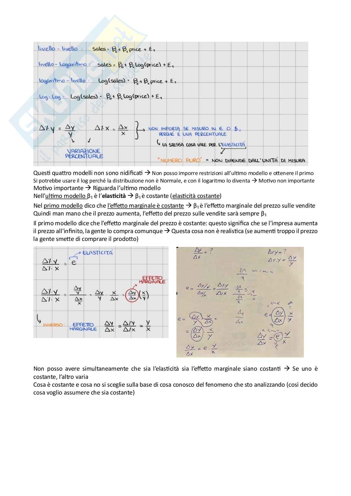 Appunti di Econometria Pag. 21