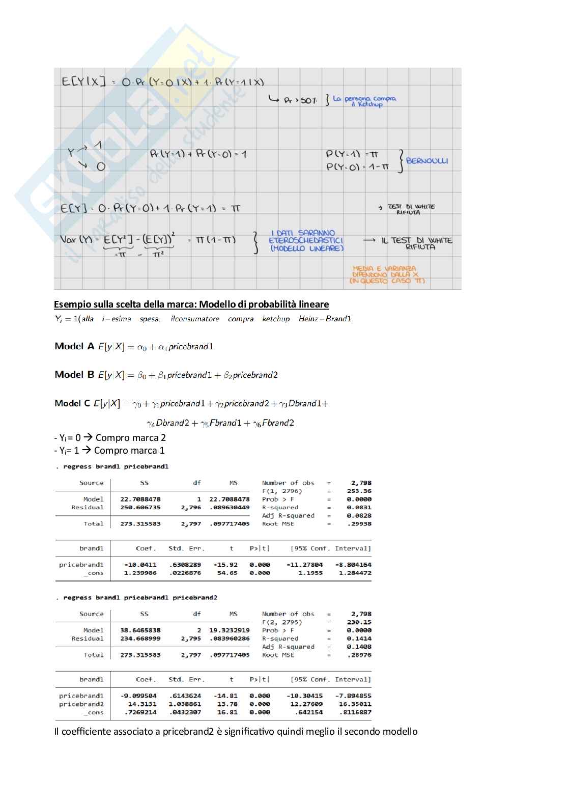Appunti di Econometria Pag. 26
