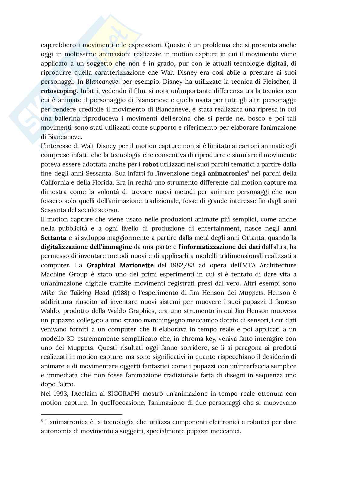 Riassunto esame Tecnologie multimediali per il cinema e la televisione, Prof. Morreale Domenico, libro consigliato Cinema digitale. Teorie e pratiche, Uva Christian Pag. 21