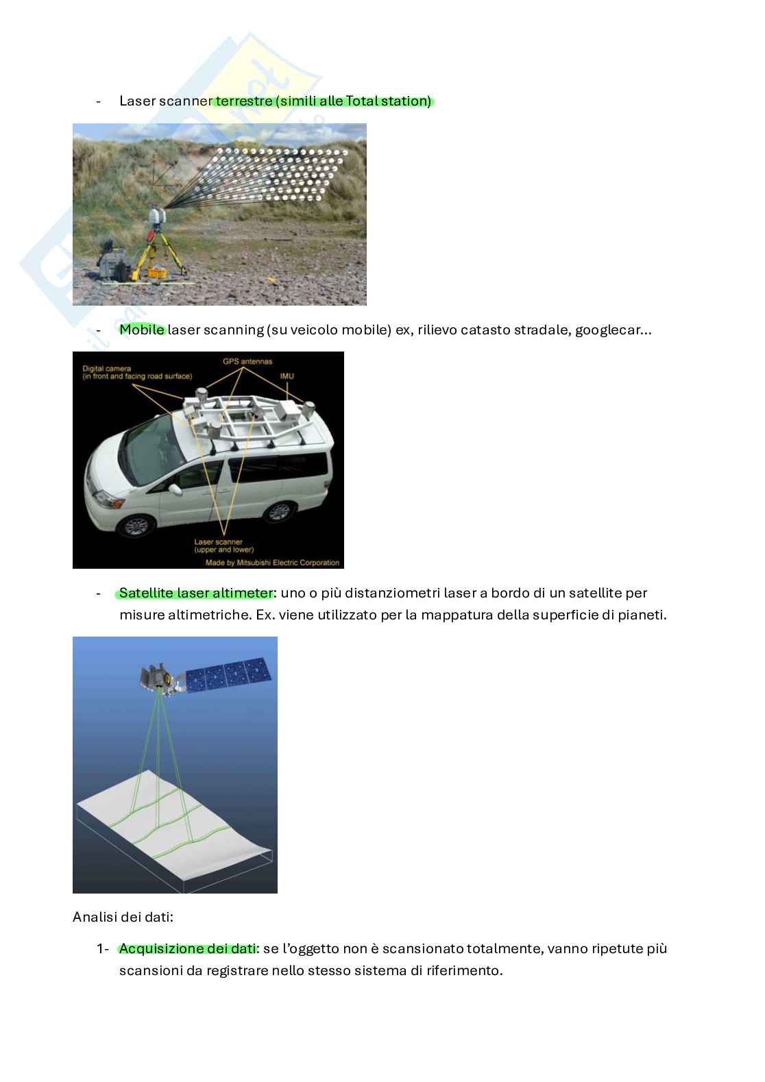 Schemi Topografia e trattamento delle osservazioni Pag. 26