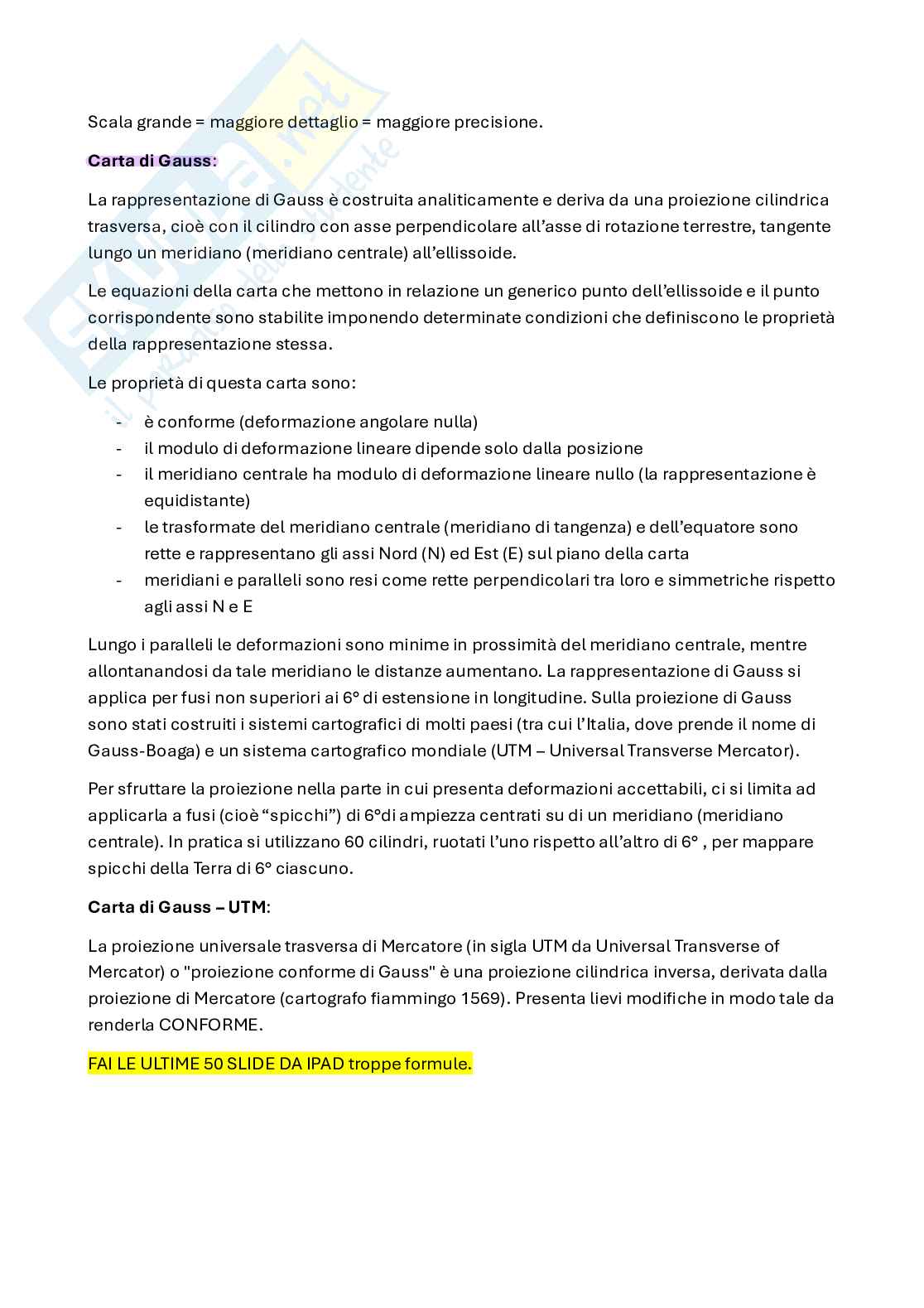 Schemi Topografia e trattamento delle osservazioni Pag. 56