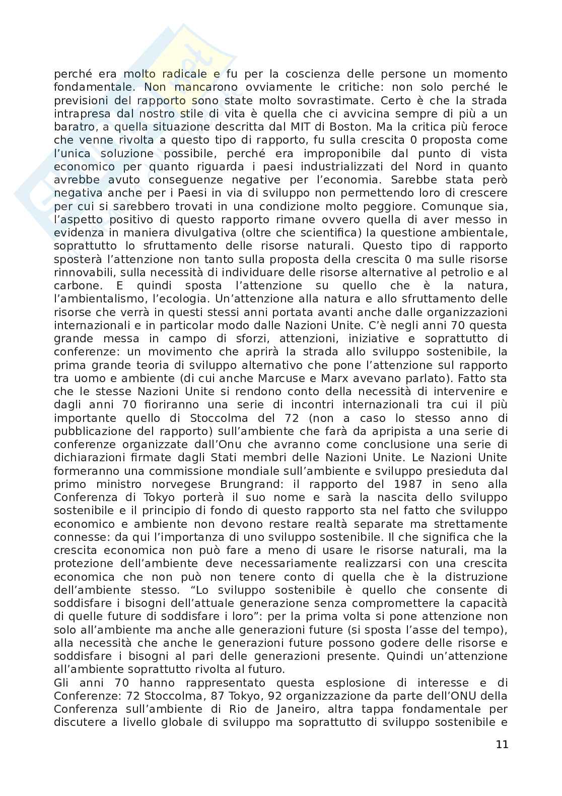 Sociologia dello Sviluppo Pag. 11