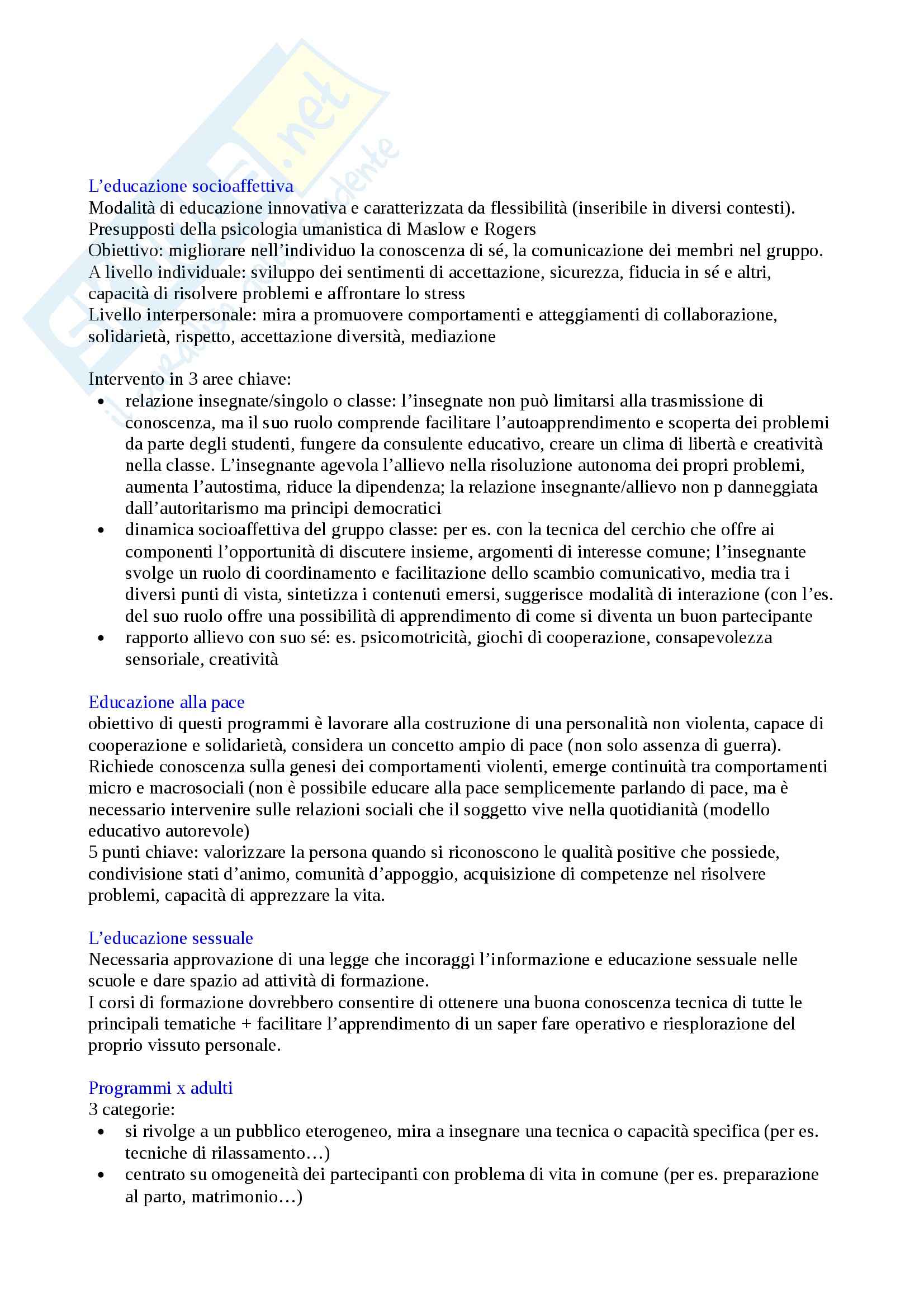 Lezioni, Educazione sanitaria ed epidemiologia Pag. 26